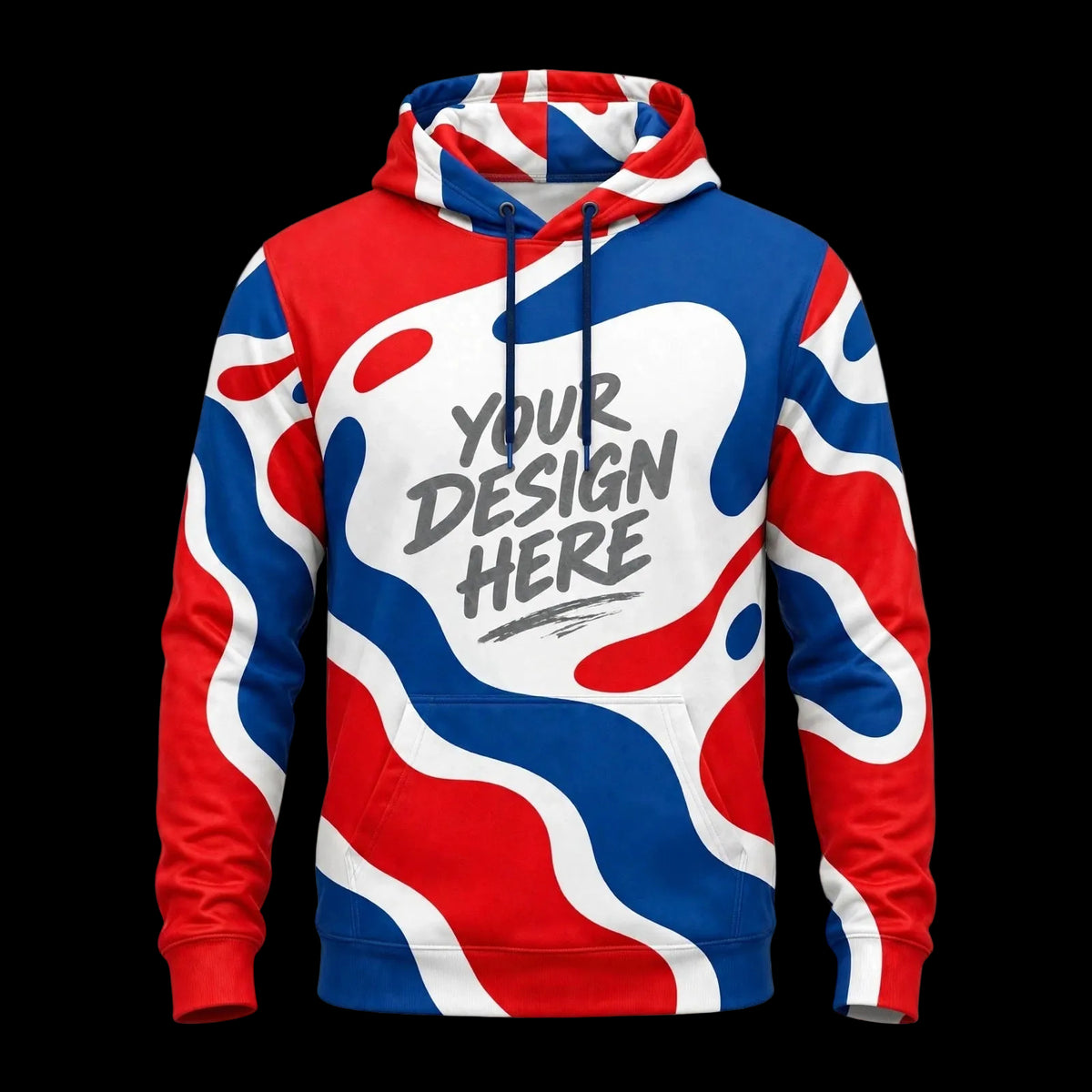 Custom Pullover Hoodie Personalized Mens Sublimation Hoodie All Over Print, Athl