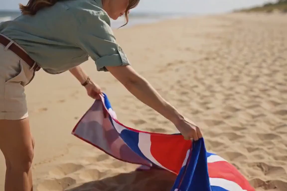beach-towel video